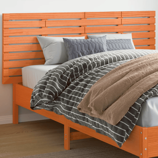 Cabeceira - Cabeceira de cama de parede 166x3x63 cm madeira de pinho maciça