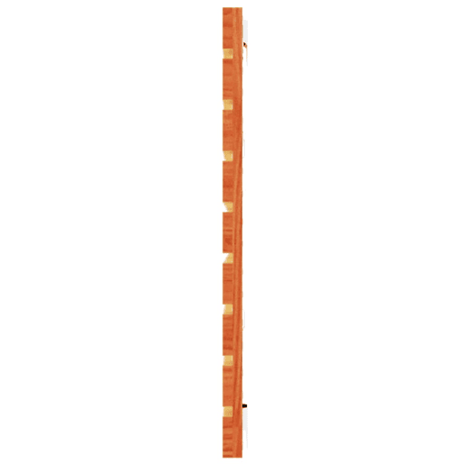 Cabeceira - Cabeceira de cama de parede 166x3x63 cm madeira de pinho maciça