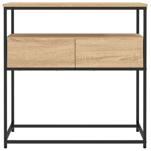 Mesa Consola - Mesa De Entrada 75x40x75 cm derivados de madeira carvalho sonoma