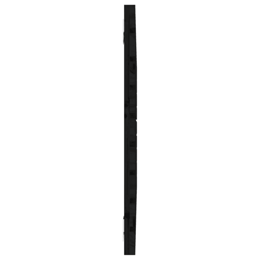 Cabeceira - Cabeceira de cama de parede 96x3x63 cm madeira de pinho maciça preto