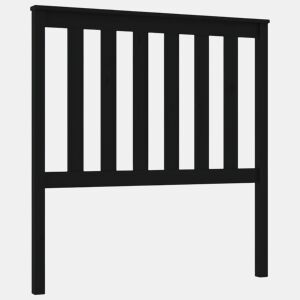 Cabeceira - Cabeceira de cama 96x6x101 cm pinho maciço preto