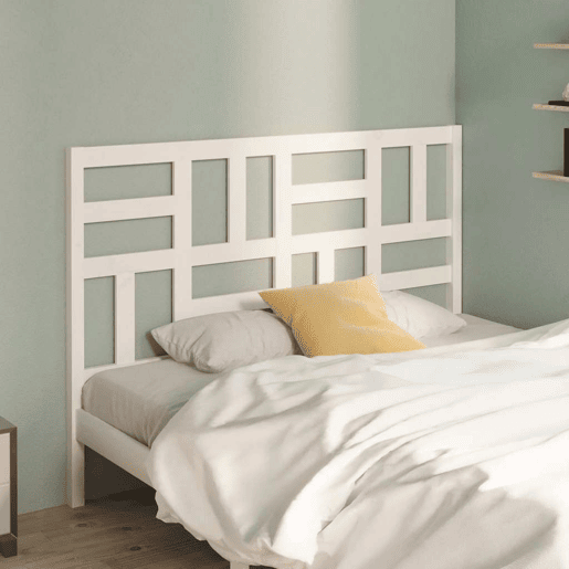 Cabeceira - Cabeceira de cama 166x4x104 cm pinho maciço branco