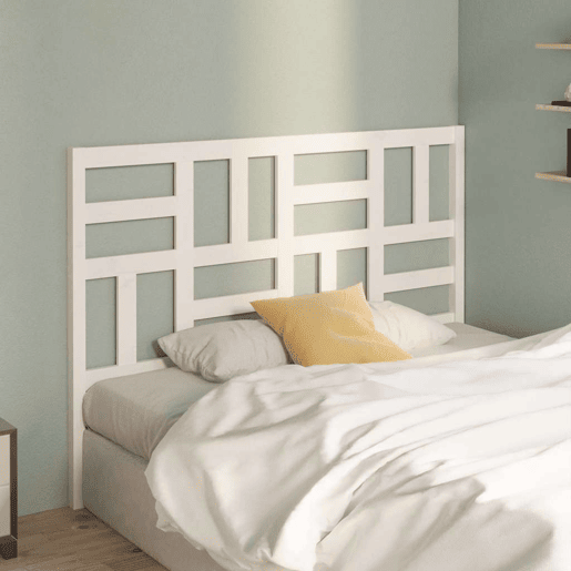 Cabeceira - Cabeceira de cama 166x4x104 cm pinho maciço branco