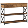 Mesa Consola - Mesa De Entrada com gaveta Madeira antiga 100 x 28 x 75 cm