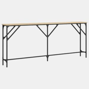 Mesa Consola - Mesa De Entrada 180x23x75 cm derivados de madeira carvalho sonoma