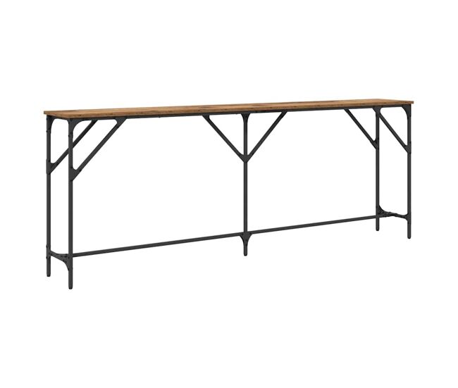 Mesa consola - mesa de entrada madera vieja 200 x 29 x 75 cm