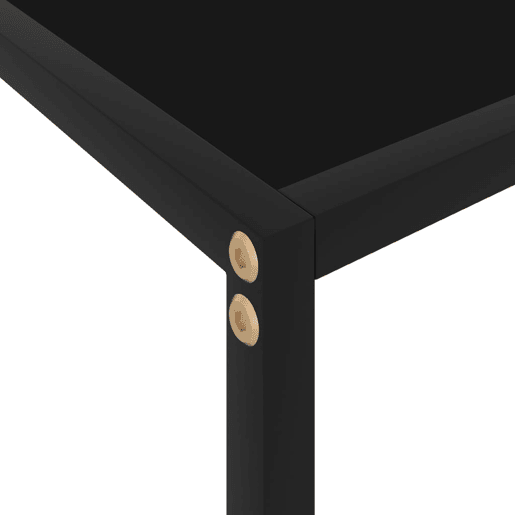 Mesa Consola - Mesa De Entrada 80x35x75 cm vidro temperado preto