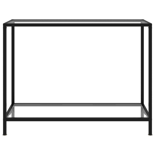 Mesa Consola - Mesa De Entrada 100x35x75 cm vidro temperado transparente