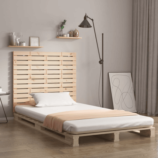 Cabeceira - Cabeceira de cama de parede 146x3x91,5 cm madeira de pinho maciça