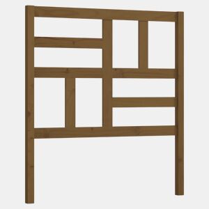 Cabeceira - Cabeceira de cama 96x4x104 cm pinho maciço castanho mel