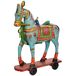 Figura decoracion de madera caballo pintado artesanal Figura decoracion de madera caballo pintado artesanal Multicolor
