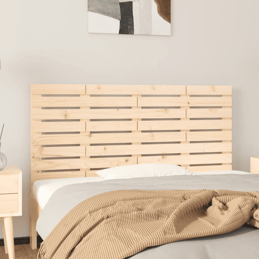 Cabeceira - Cabeceira de cama de parede 141x3x63 cm madeira de pinho maciça