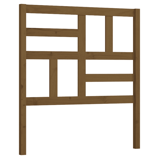 Cabeceira - Cabeceira de cama 81x4x104 cm pinho maciço castanho mel