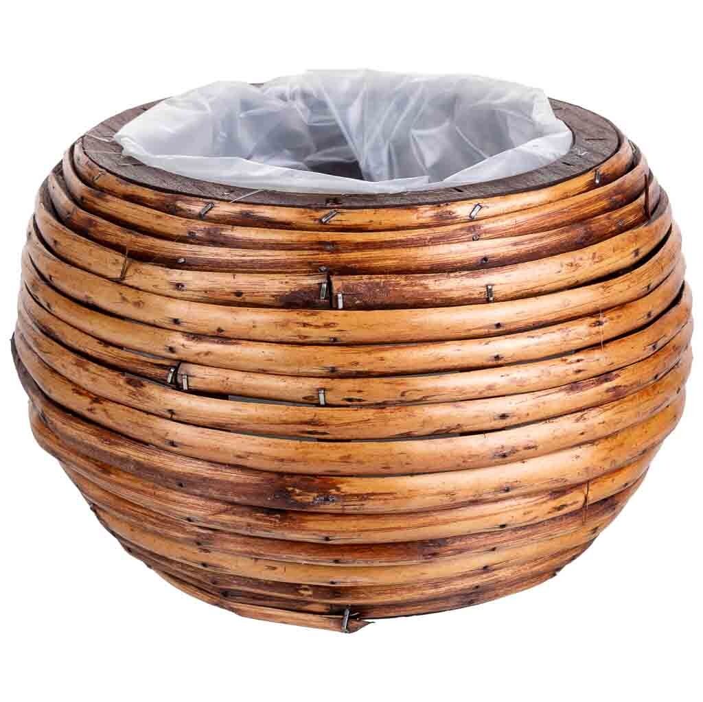 Cesto de bambú redondo