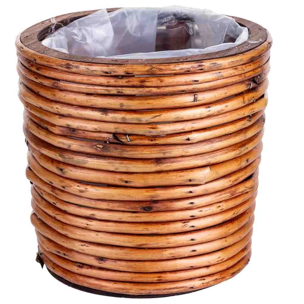 Cesto de bambú redondo