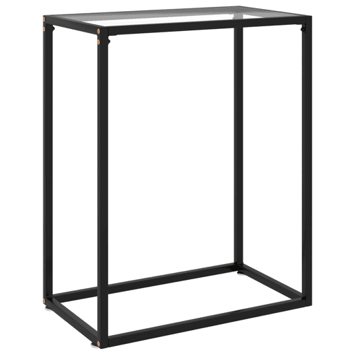 Mesa Consola - Mesa De Entrada 60x35x75 cm vidro temperado transparente