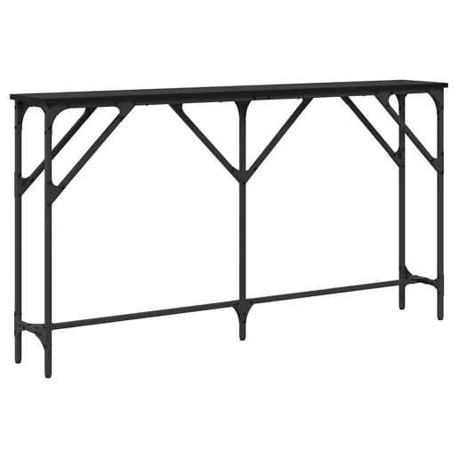 Mesa Consola - Mesa De Entrada Carvalho preto 140 x 23 x 75 cm
