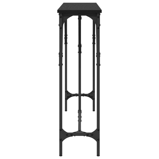 Mesa Consola - Mesa De Entrada Carvalho preto 140 x 23 x 75 cm