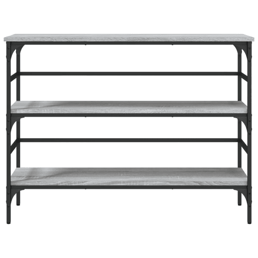 Mesa Consola - Mesa De Entrada 100x32x75 cm derivados de madeira cinzento sonoma