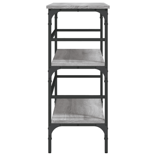Mesa Consola - Mesa De Entrada 100x32x75 cm derivados de madeira cinzento sonoma