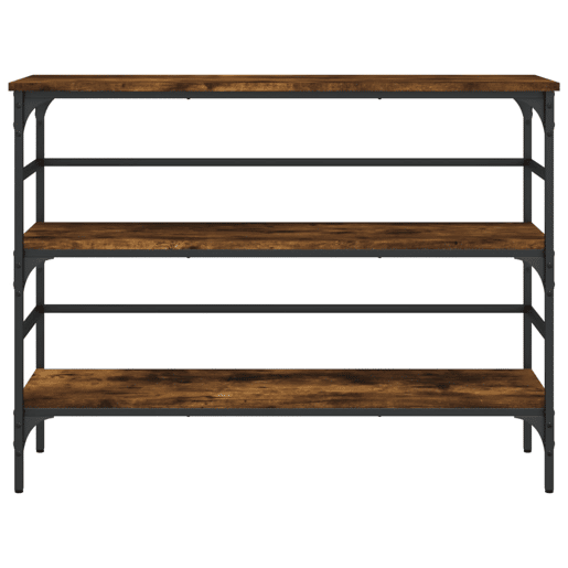Mesa Consola - Mesa De Entrada 100x32x75 cm derivados de madeira carvalho fumado