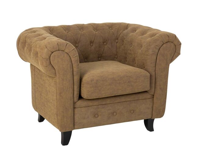 Sillón beige 110x81x77h cm