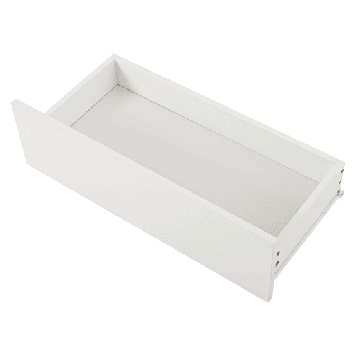 Móvel de TV 200x40x40 cm - Lowboard com 3 gavetas - Branco quente com borda dourada