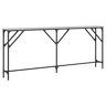 Mesa Consola - Mesa De Entrada 180x23x75 cm derivados de madeira cinzento sonoma