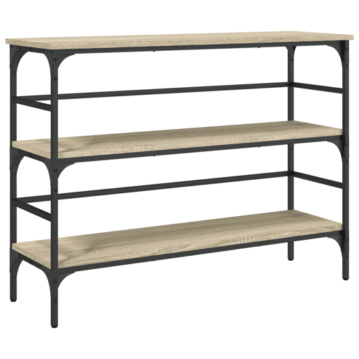 Mesa Consola - Mesa De Entrada 100x32x75 cm derivados de madeira carvalho sonoma
