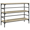 Mesa Consola - Mesa De Entrada 100x32x75 cm derivados de madeira carvalho sonoma