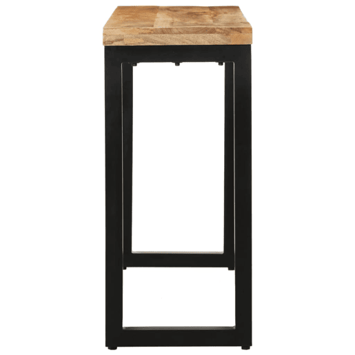Mesa Consola - Mesa De Entrada 110x35x76 cm madeira de mangueira áspera maciça