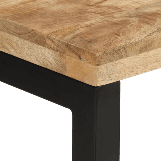 Mesa Consola - Mesa De Entrada 110x35x76 cm madeira de mangueira áspera maciça