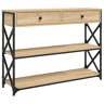 Mesa Consola - Mesa De Entrada 100x28x75 cm derivados de madeira carvalho sonoma
