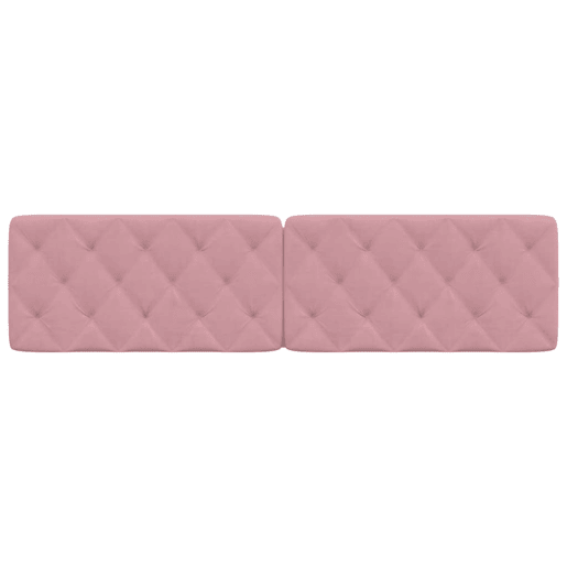 Almofadão de Cabeceira - Cabeceira de cama 200 cm veludo rosa