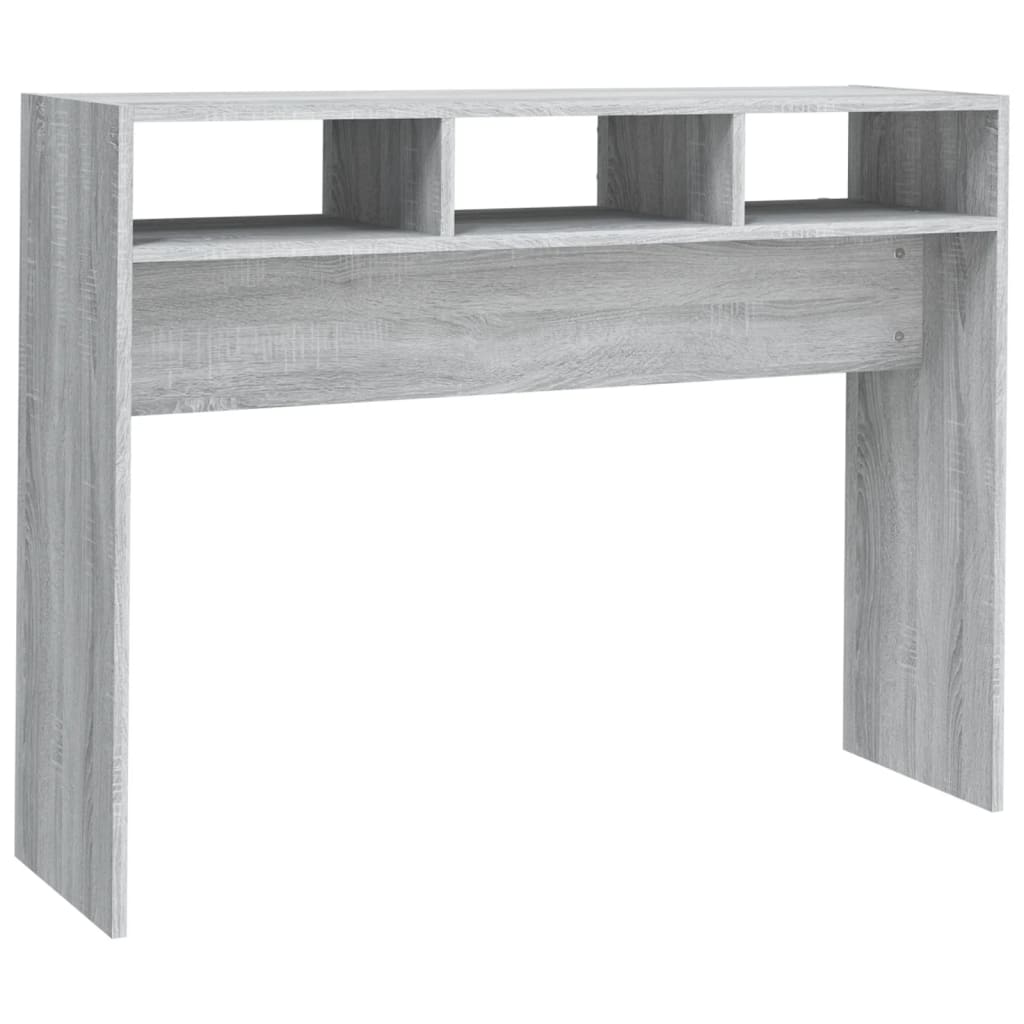 Mesa consola - mesa de entrada madera contrachapada gris sonoma 105x30x80 cm