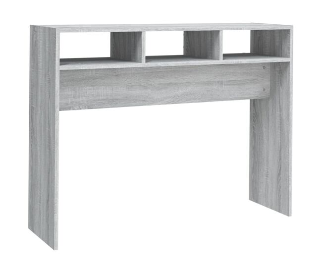 Mesa consola - mesa de entrada madera contrachapada gris sonoma 105x30x80 cm