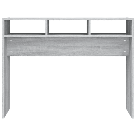 Mesa Consola - Mesa De Entrada 105x30x80 cm derivados de madeira cinzento sonoma