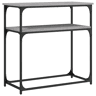 Mesa Consola - Mesa De Entrada 75x35,5x75 cm derivados de madeira cinzento sonoma