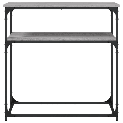 Mesa Consola - Mesa De Entrada 75x35,5x75 cm derivados de madeira cinzento sonoma