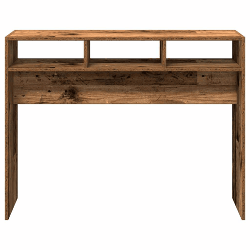 Mesa Consola - Mesa De Entrada madeira antiga 105x30x80 cm madeira trabalhada