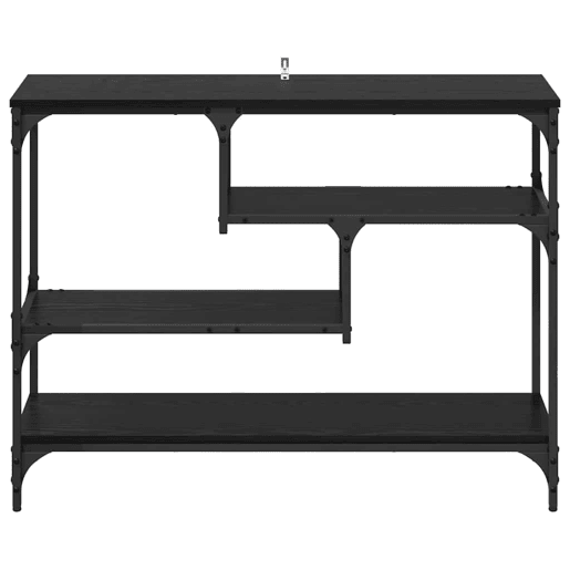 Mesa Consola - Mesa De Entrada Carvalho preto 100 x 30 x 75 cm Madeira processada Mesa Consola - Mesa De Entrada Carvalho preto 100 x 30 x 75 cm Madeira processada