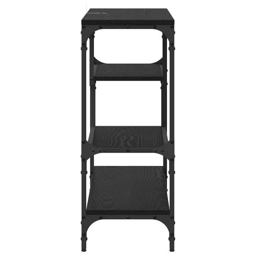 Mesa Consola - Mesa De Entrada Carvalho preto 100 x 30 x 75 cm Madeira processada Mesa Consola - Mesa De Entrada Carvalho preto 100 x 30 x 75 cm Madeira processada