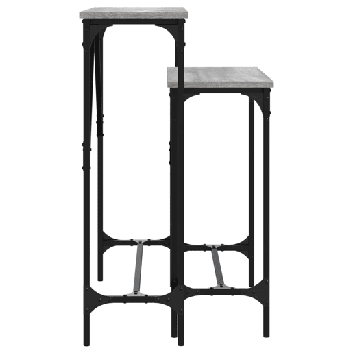 2pcs Mesas Consola - Mesas De Entrada derivados de madeira cinzento sonoma