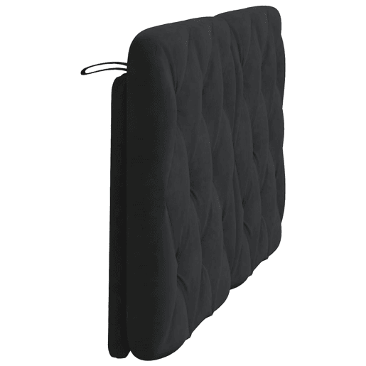 Almofadão de Cabeceira - Cabeceira de cama 120 cm veludo preto