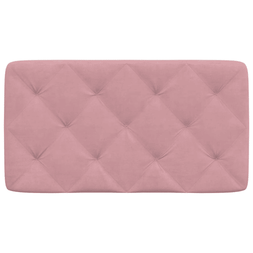 Almofadão de Cabeceira - Cabeceira de cama 80 cm veludo rosa
