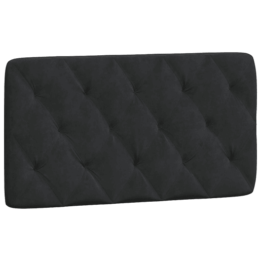 Almofadão de Cabeceira - Cabeceira de cama 100 cm veludo preto