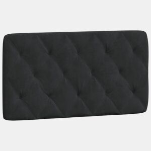 Almofadão de Cabeceira - Cabeceira de cama 100 cm veludo preto