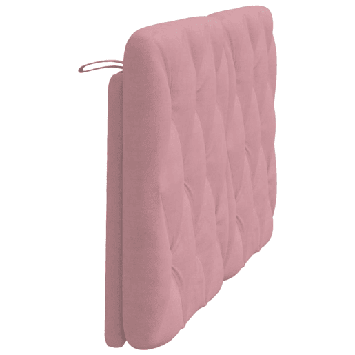 Almofadão de Cabeceira - Cabeceira de cama 140 cm veludo rosa