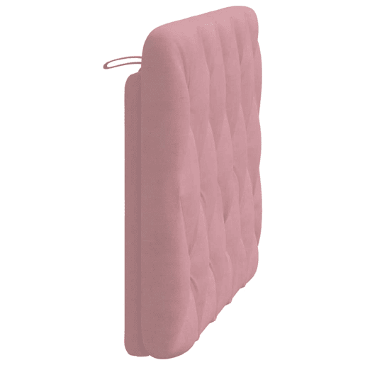 Almofadão de Cabeceira - Cabeceira de cama 100 cm veludo rosa