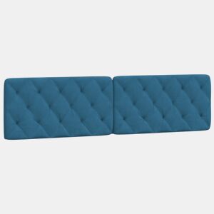 Almofadão de Cabeceira - Cabeceira de cama 200 cm veludo azul